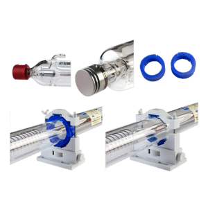 Tubo Laser CO2 Yongli Linha H para máquina de corte e gravação a laser.