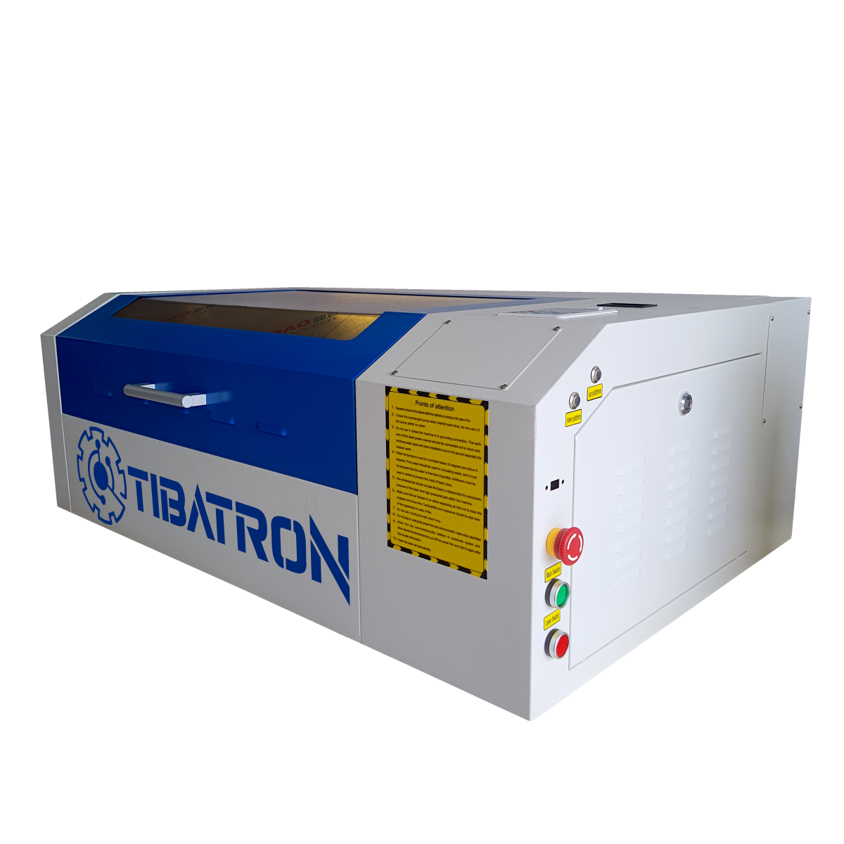 Laser_Tibatron_TB6040_Com_Elevador_05 Máquina de Corte Laser Co2 - 6040 - Elevador - Imagem 1